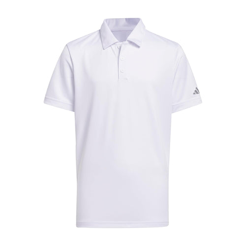 adidas 608808520 Performance Golf Polo Shirt X-Small Boys USD White