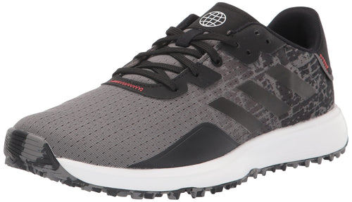 adidas Mens S2G Spikeless Golf Shoes Grey Four/Core Black/Grey Six 7