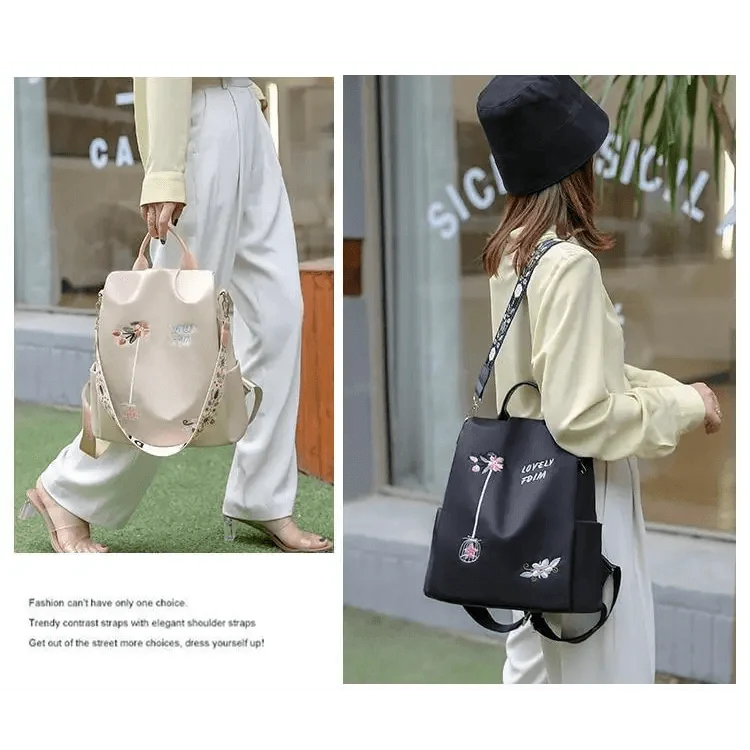 Modern Elegant  Waterproof Women's Backpack Fashionable Anti-theft Women Backpacks Nice Print School Bag High Quality Large Capacity Backpack