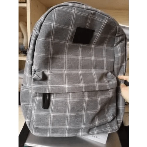 New Casual School Bag For Women And Girls Stylish Backpack Striped Book Packbags for Teenage