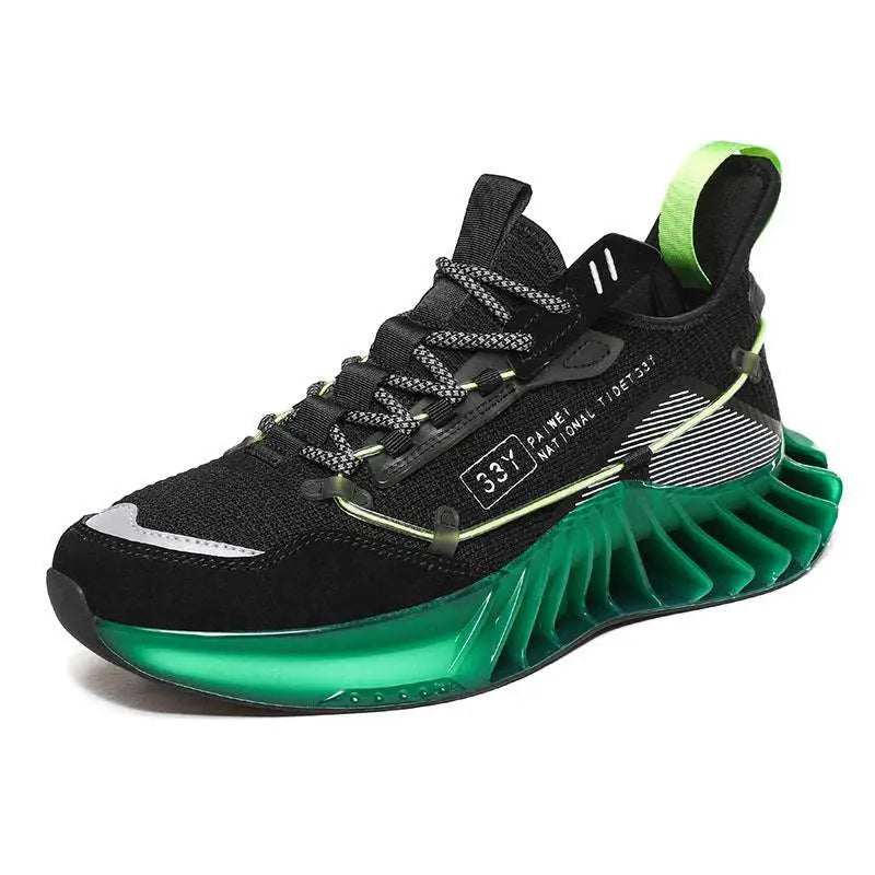 Orange Mesh Fashion Casual Running Shoes